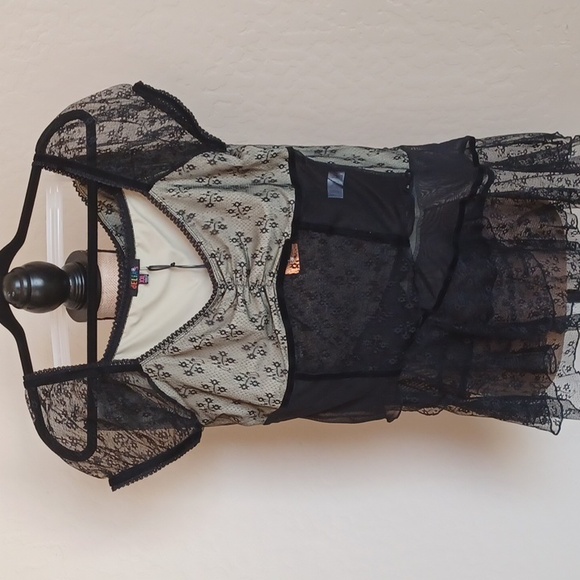 DOLLSKILL Delia's IN BLOOM SKIRT SET GREEN/BLACK - Picture 14 of 16